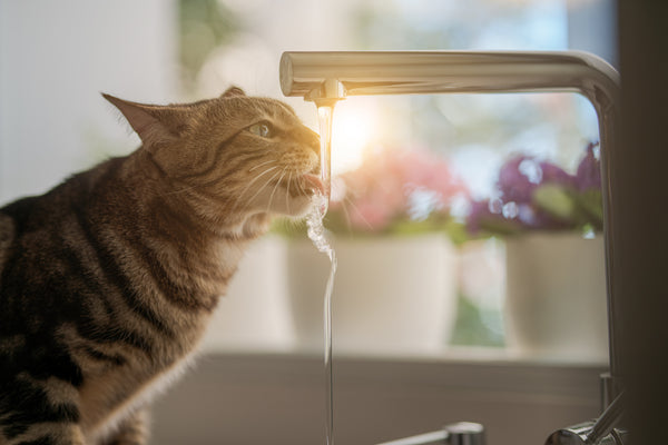 La santé du chat passe aussi par l'eau!