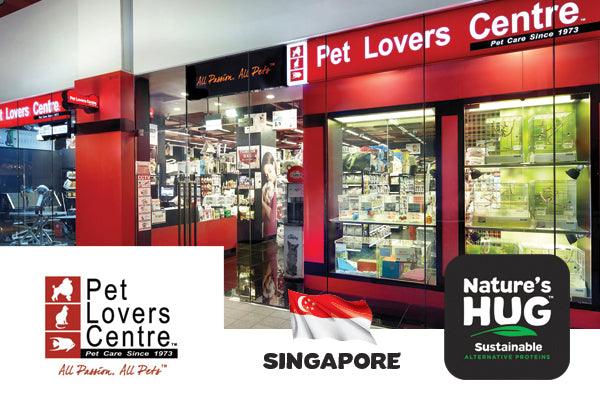 Nature’s HUG™ fait son entrée sur le marché singapourien avec Pet Lovers Centre! - Nature’s HUG™ Pet food Inc. - Français